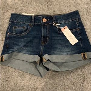 London low raise Jean shorts
